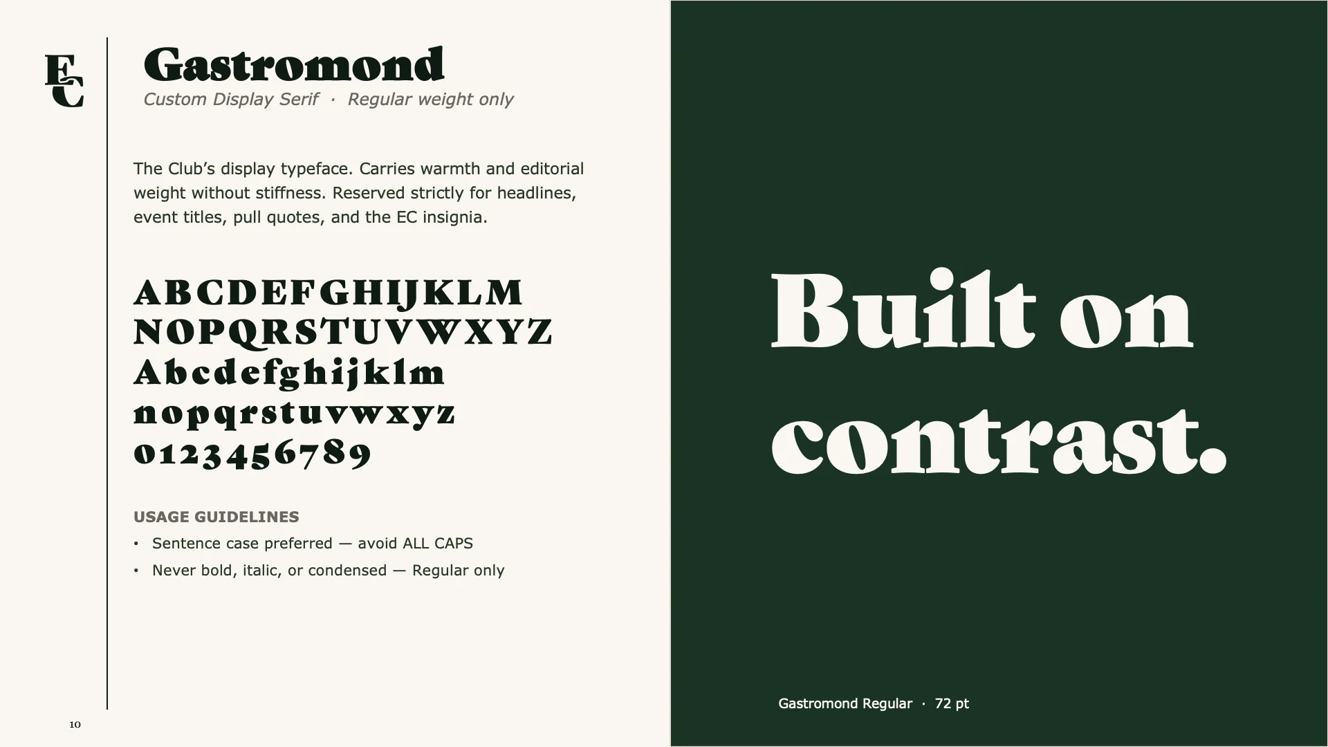 Brand guide — Typography