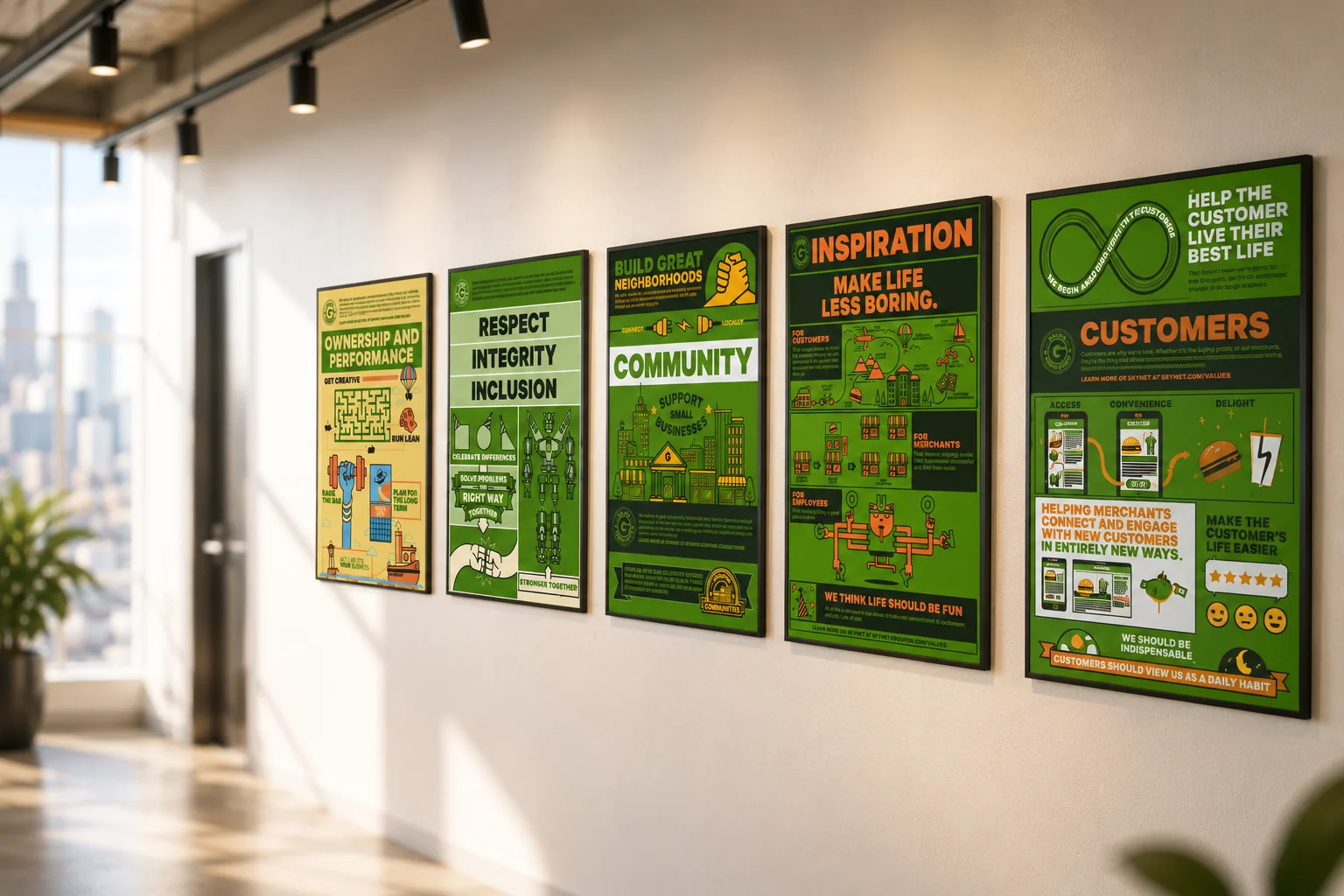 Employee posters — full set