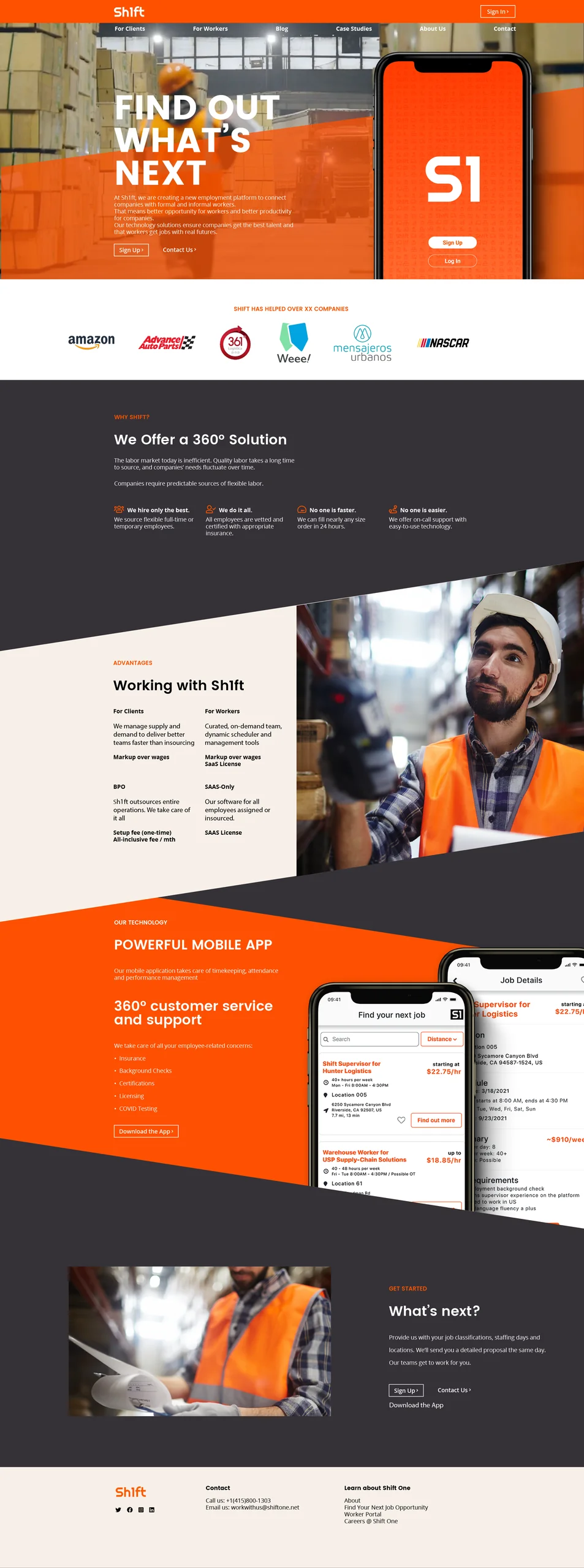 Sh1ft website