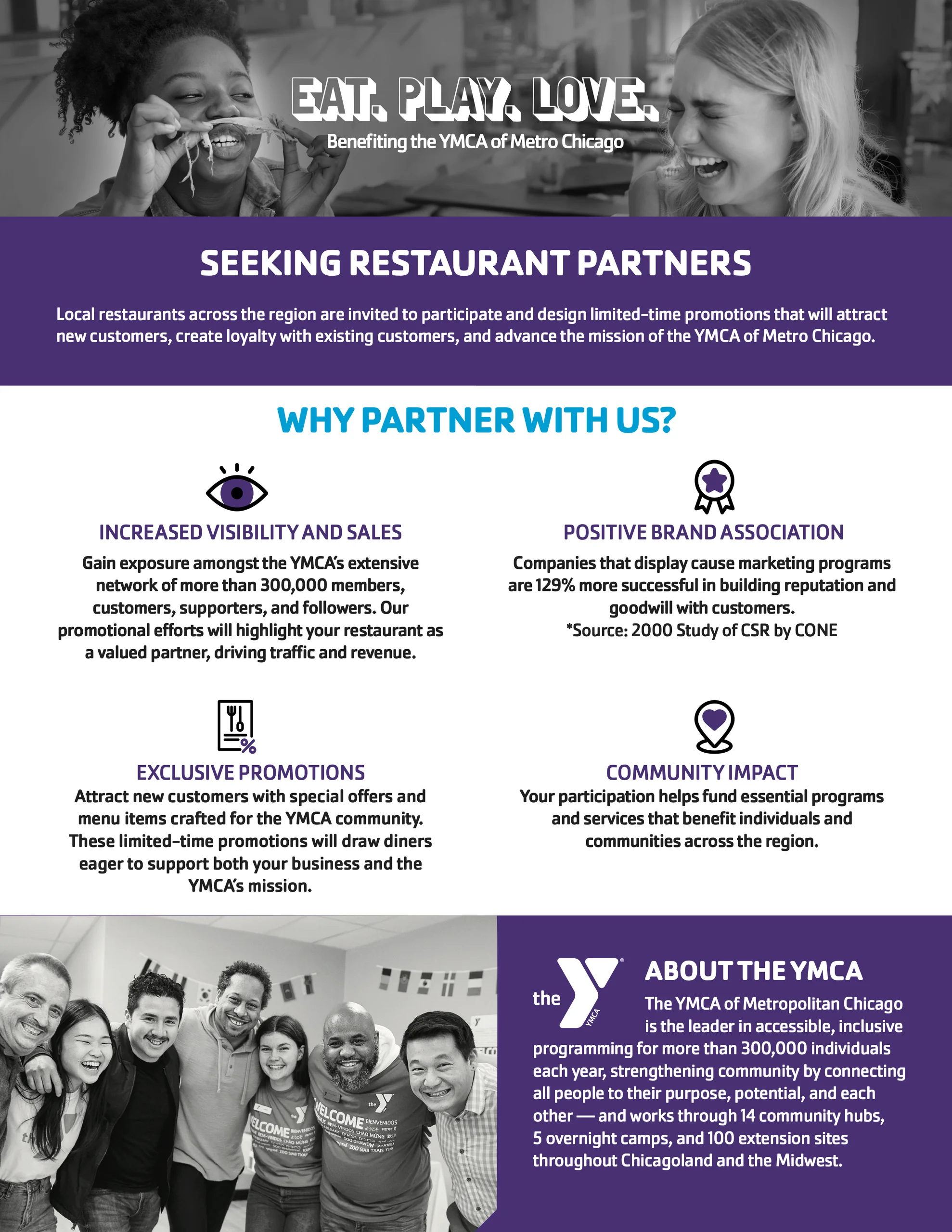 Eat Play Love sponsor sheet