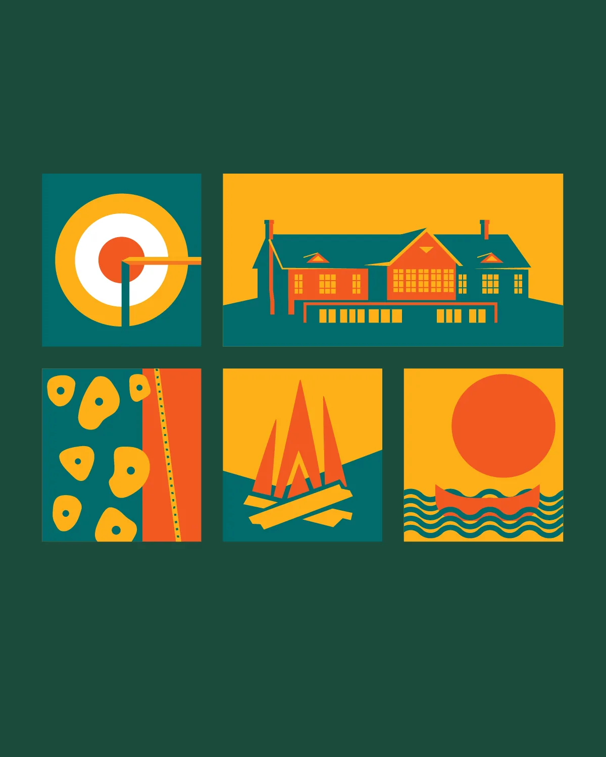 Camp Duncan shirt illustration